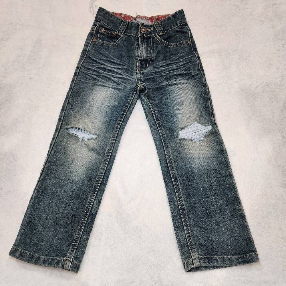 Ace of Diamond Jeans boys size 6 Distressed Denim jeans